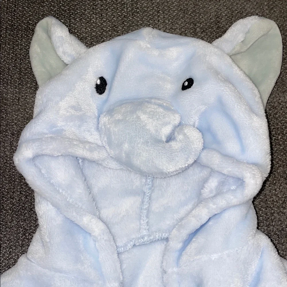 Baby Robe with Elephant Hood